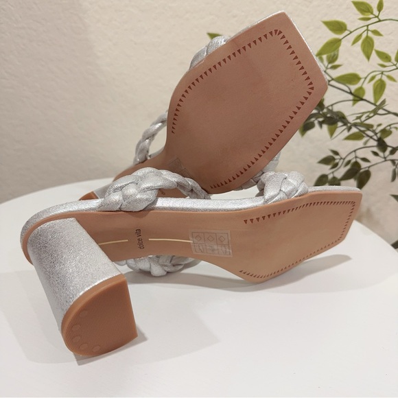 Dolce Vita Paily Women's Braided Faux Leather 2 Straps Dress Sandals Size 8 NIB - Picture 8 of 8